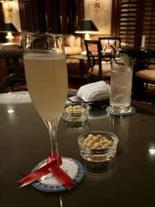 飛鳥Ⅱ船内のバーでのドリンク