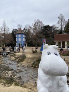 ムーミン谷エリアの風景